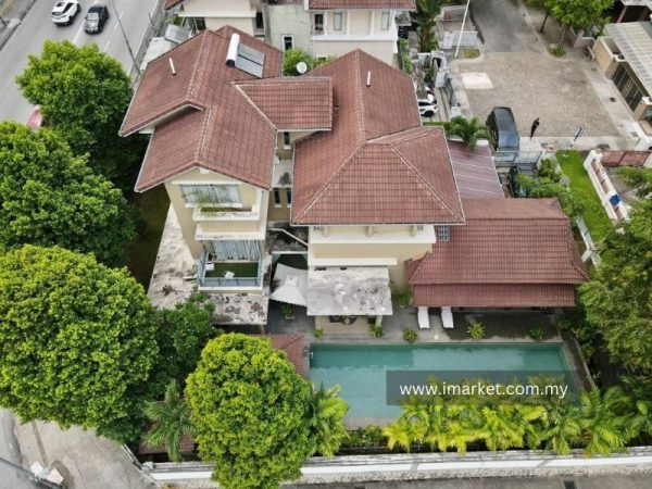 Bungalow House 3.5 Endlot with Private Swimming Pool Changkat Kiara Surya @ Dutamas, KL